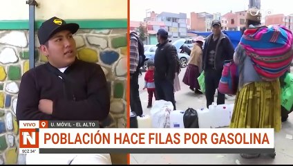 Télécharger la video: Largas filas con bidones