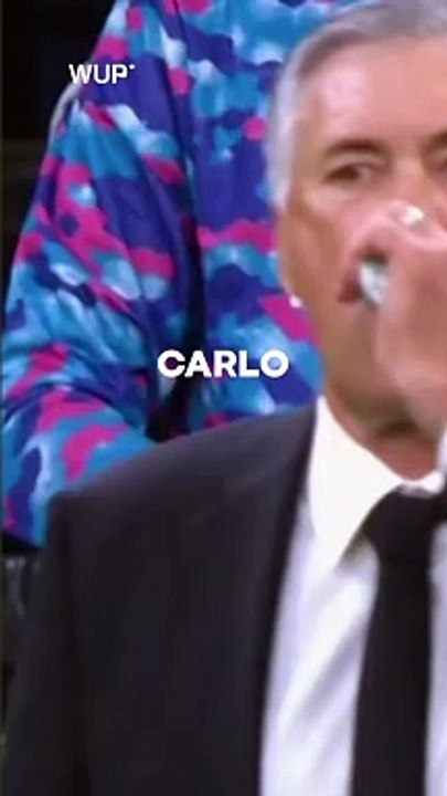 Carlo Ancelotti a mâché plus de 13000 chewing-gums 