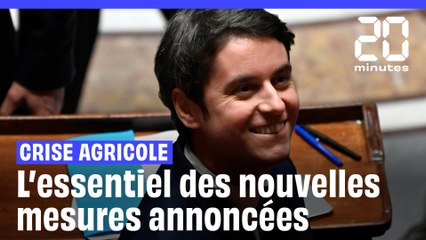 Crise agricole : Le résumé des principales annonces du Premier ministre, Gabriel Attal