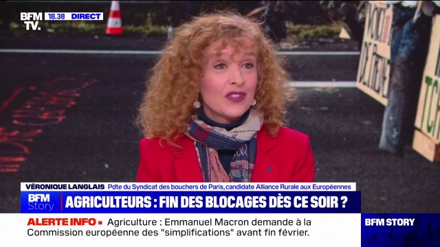 Véronique Langlais (bouchère et candidate Alliance Rurale aux Européennes): L'alimentation n'est pas assez chère quand je vois le travail qui est fourni pour produire ce que nous mangeons