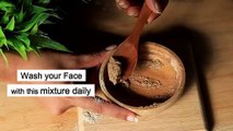 How to make Aloevera and Multani Mitti Face wash,Close Large open pores,How to improve uneven skin