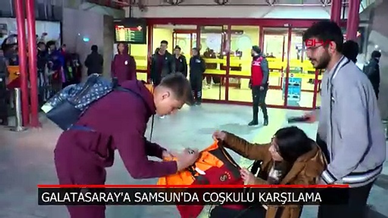 Galatasaray, Samsun'da izdiham yarattı