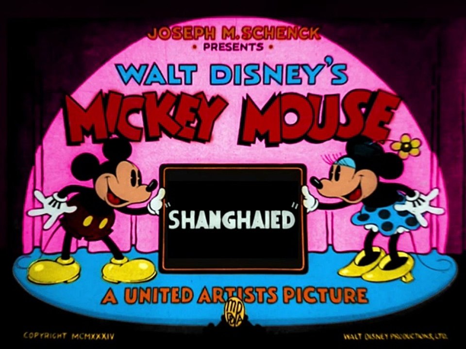 Mickey Mouse - Shanghaied 1934 Colorized - video Dailymotion