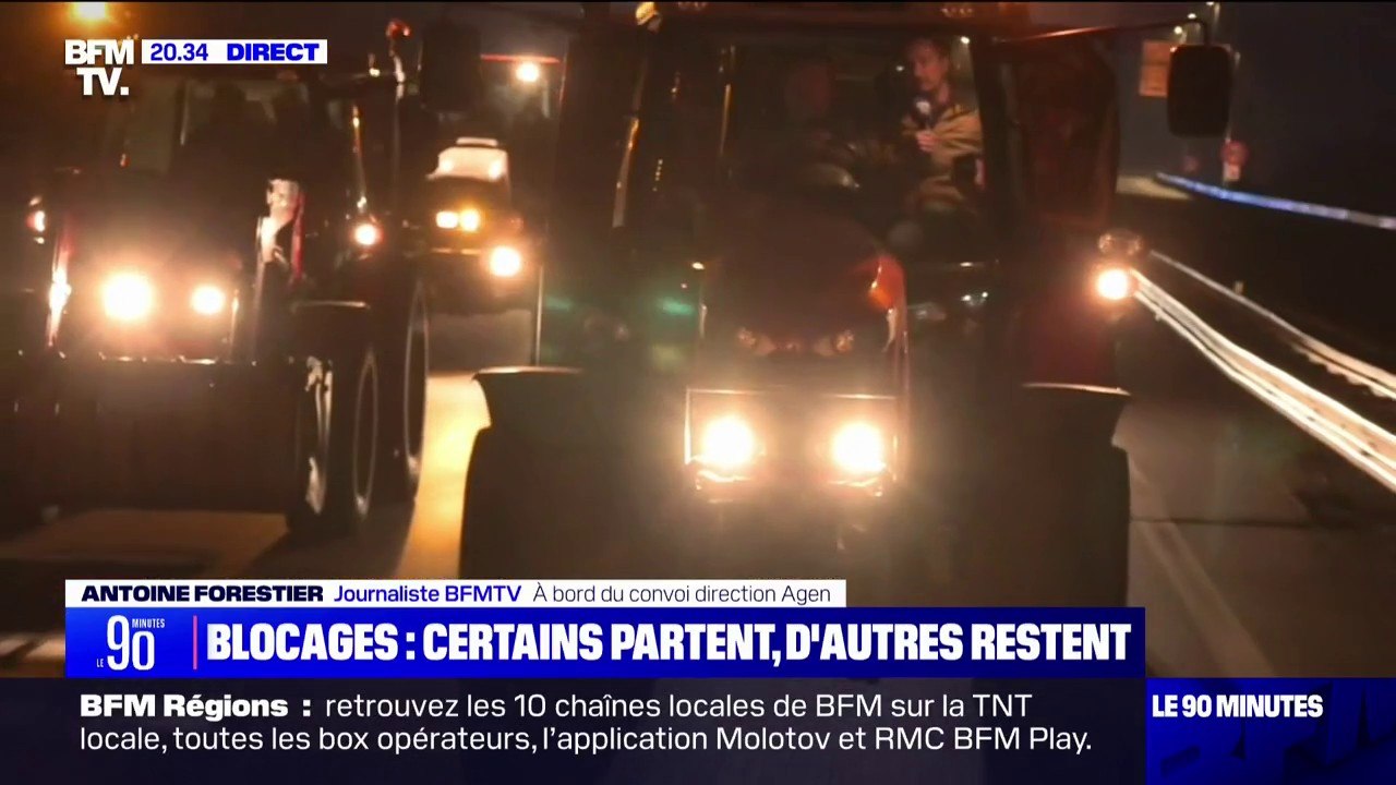 "On a gagné": Le sentiment de Cyril Condamine, agriculteur en Dordogne, sur le chemin du retour après plusieurs jours d'avancée vers Paris