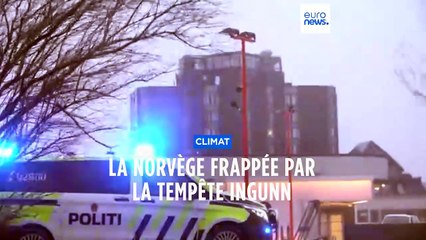 Norvège : le pays frappé par la tempête Ingunn