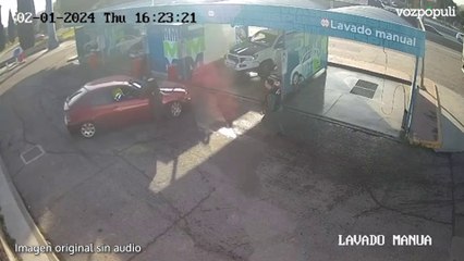 Detenido tras herir a un Guardia Civil en un túnel de lavado en Getafe cuando trataba de huir