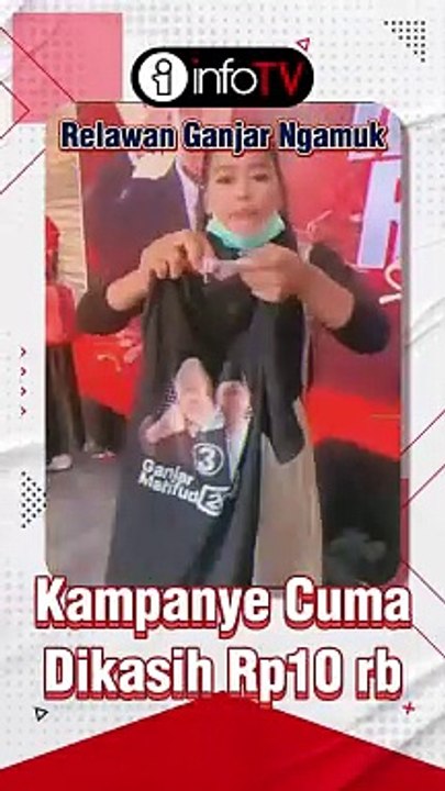 Relawan Ganjar Ngamuk Kampanye Cuma Dikasih Rp10 rb