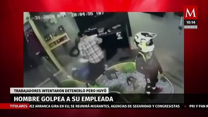 Gerente golpea a empleada de Fox Store en Naucalpan, graban la agresión