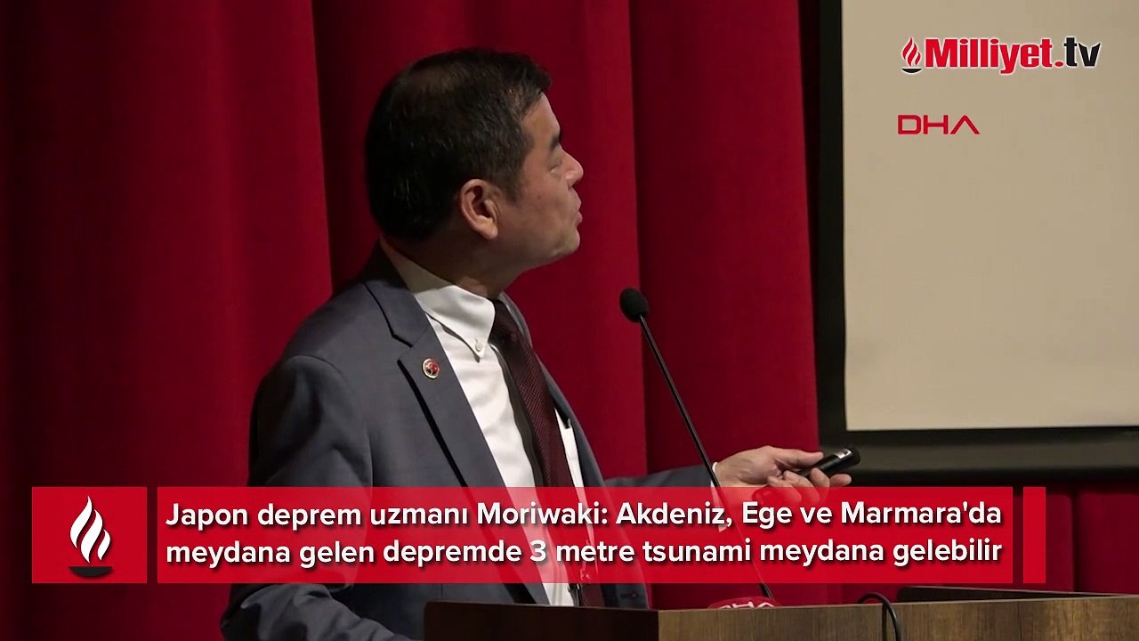 Japon deprem uzmanı Moriwaki'den korkutan açıklama! "3 metre yüksekliğinde tsunami meydana gelebilir"