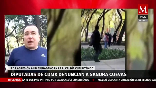 Diputadas de CdMx denuncian a Sandra Cuevas por agresión a ciudadano en Paseo de la Reforma