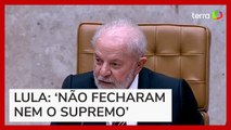 Lula faz referência a frase de Eduardo Bolsonaro em discurso no STF