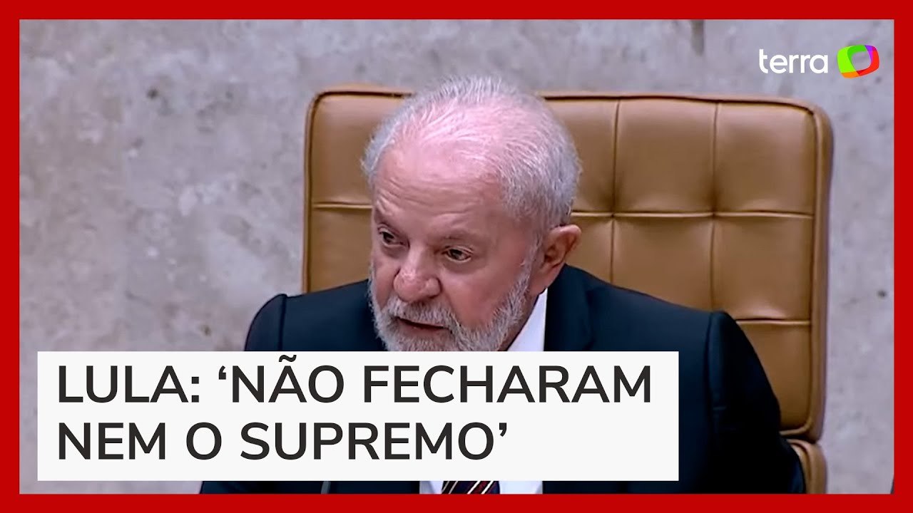 Lula faz referência a frase de Eduardo Bolsonaro em discurso no STF