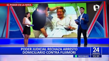 Caso Pativilca: Juez rechaza prisión domiciliaria contra Alberto Fujimori