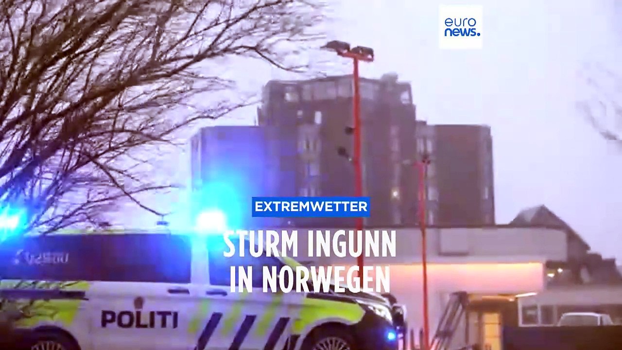 In Norwegen tobt der schlimmste Sturm seit mehr als 30 Jahren