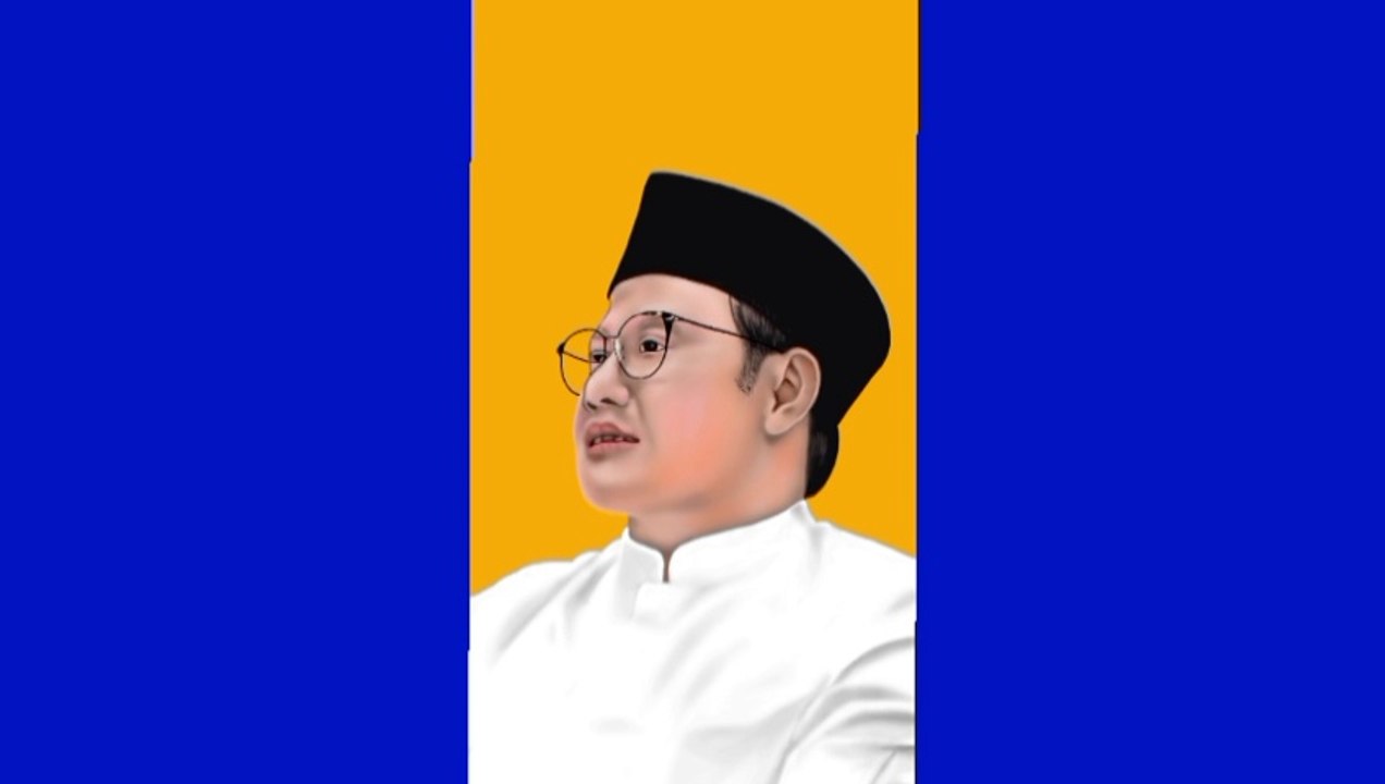 Menggambar digital Muhaemin Iskandar