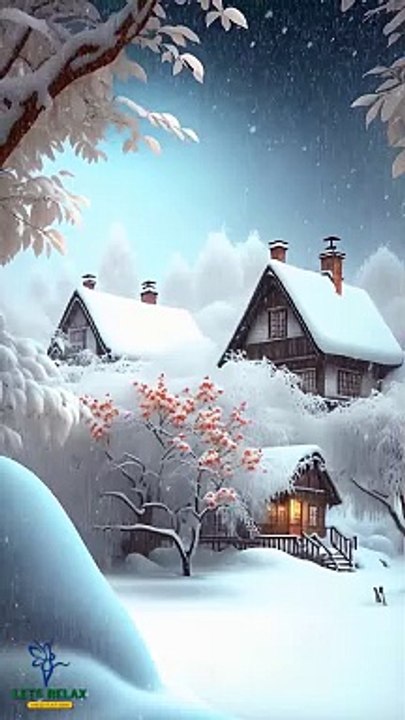 Winter Wonderland: Capturing the Beauty of Snowfall || Relaxing Sounds of Falling Snow • #LetsRelax