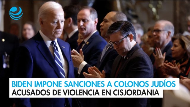 Biden impone sanciones a colonos judíos acusados de violencia en Cisjordania