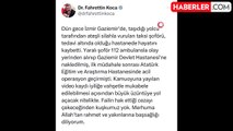 İzmir'de silahlı saldırı sonucu hayatını kaybeden taksi şoförü için Sağlık Bakanı Koca'dan açıklama