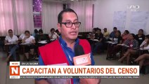 capacitan a voluntarios del censo