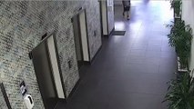 CCTV shows assault in Canberra apartment lobby
