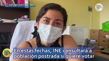 En estas fechas, INE consultará a población postrada si quiere votar