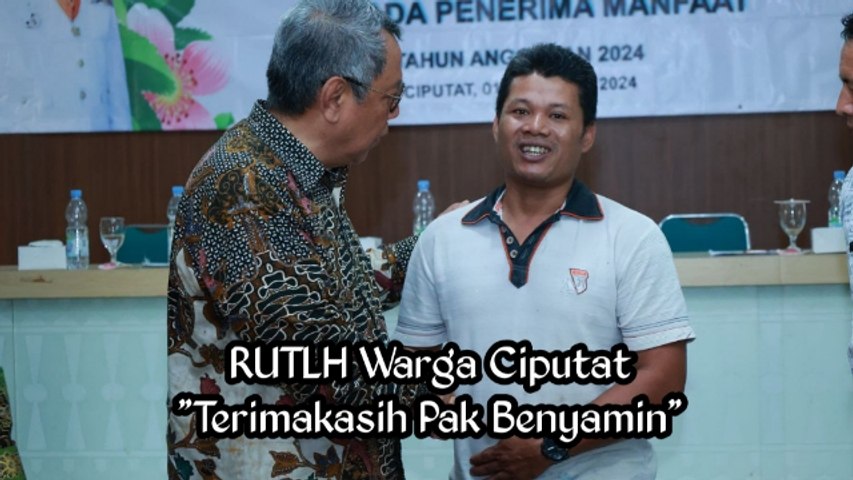 Rumah Dibedah, Edi Warga Ciputat Ucapkan Terima Kasih kepada Pemkot Tangsel