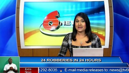 24 ROBBERIES IN 24 HOURS