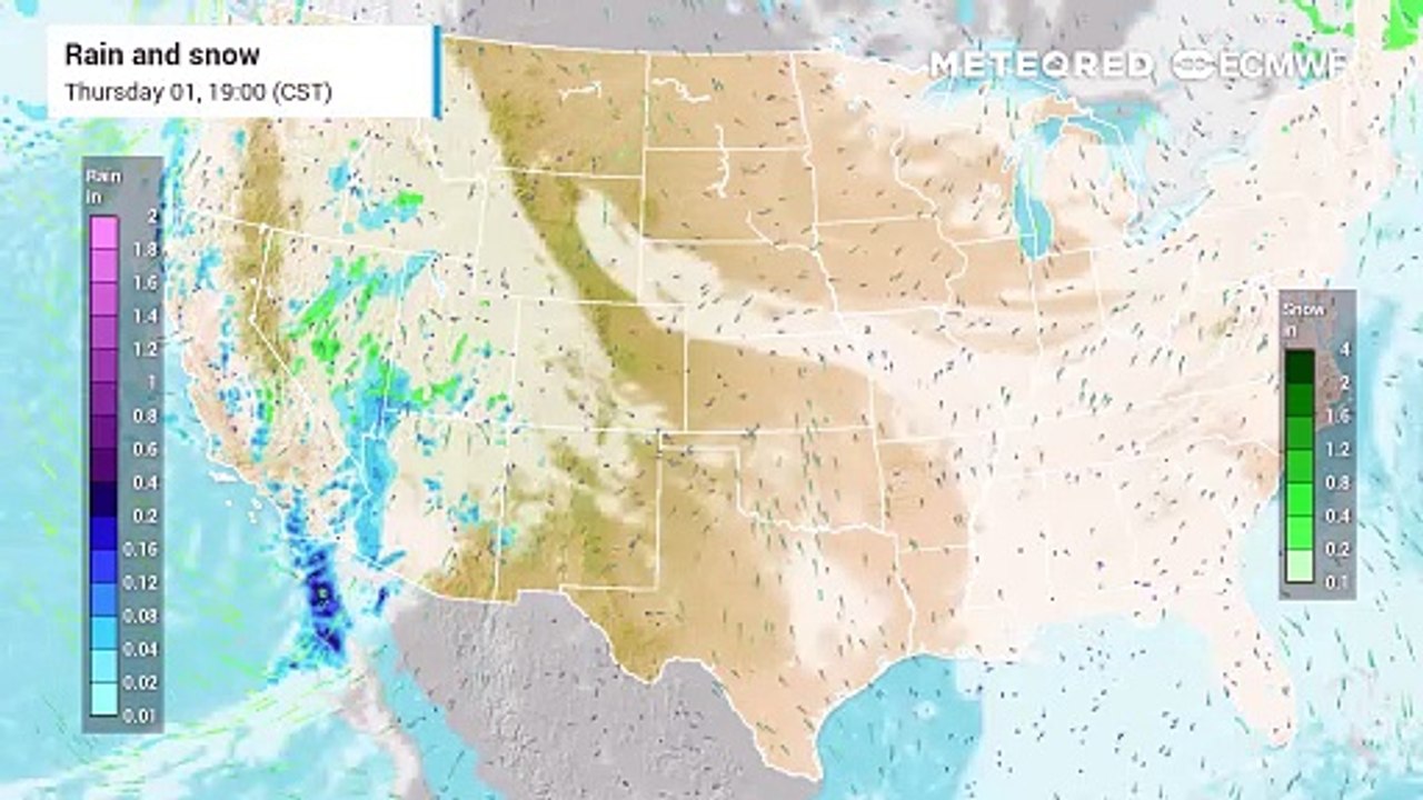 Active rain and snow events this weekend