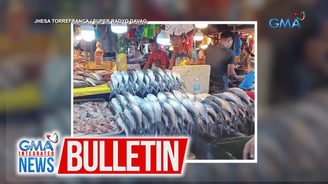 Presyo ng isda sa ilang bahagi ng Davao Region, tumaas dahil sa masamang panahon | GMA Integrated News Bulletin