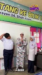 weyh serious ah letak whiteboard?? HAHAHA #bintangkecilmy #streetinterview