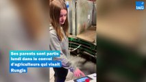 Dordogne : à 14 ans, elle gère la ferme pendant que ses parents sont dans le convoi des agriculteurs