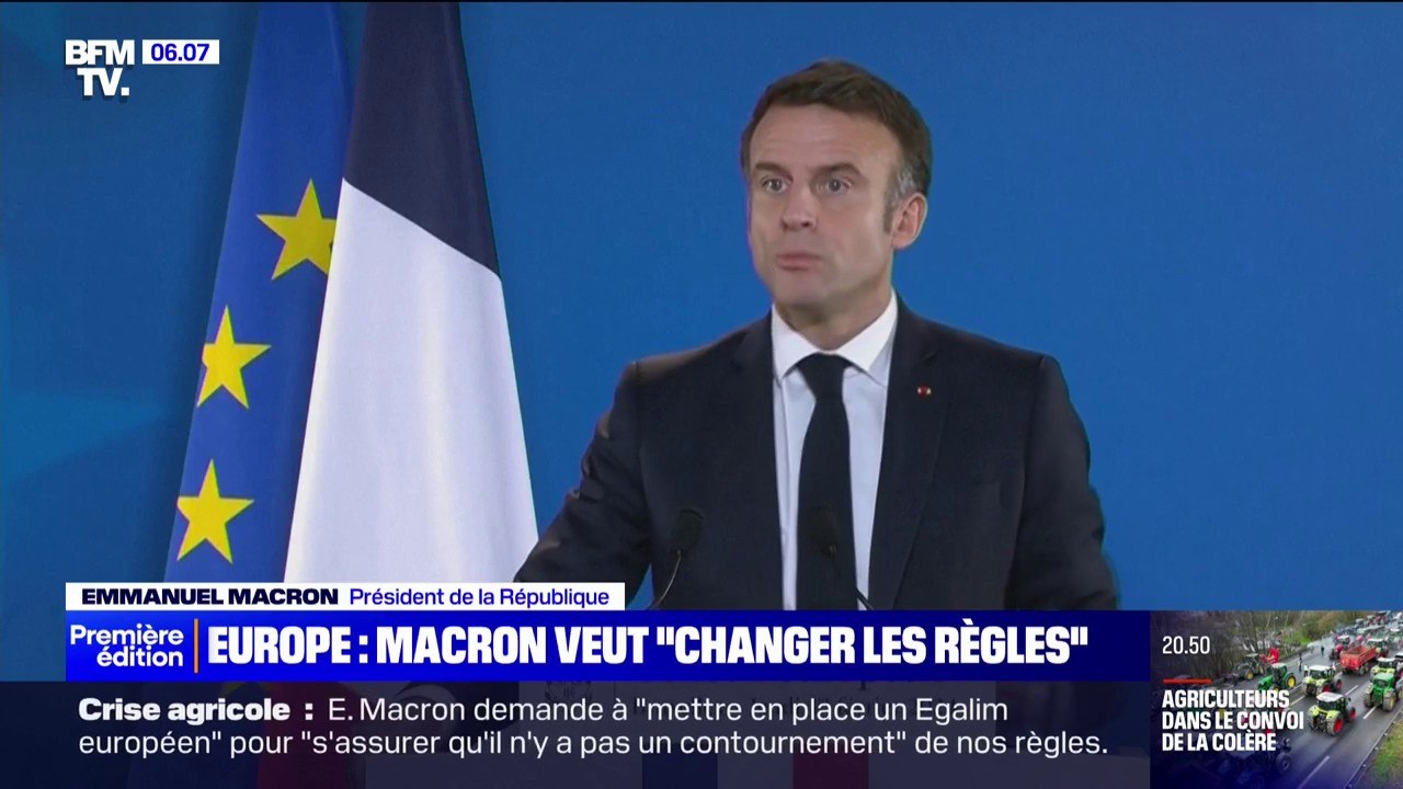 Agriculture en Europe: Emmanuel Macron veut "changer les règles" en matière d'importation de poulets ukrainiens