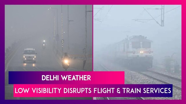 Delhi Weather: Fog Covers National Capital, Low Visibility Disrupts Flight And Train Services