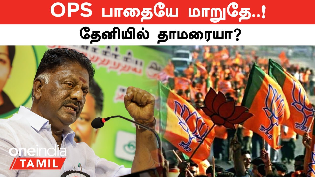 Election 2024 | OPS பாதையே மாறுதே.. அப்படி சொன்னாரே.. தேனியில் தாமரையா..திருப்பம்?