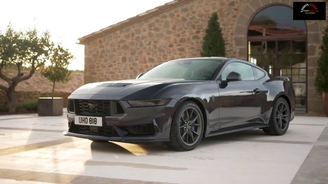 Mustang Came to Europe as an American.,New Ford Mustang Dark Horse 2024 European Version