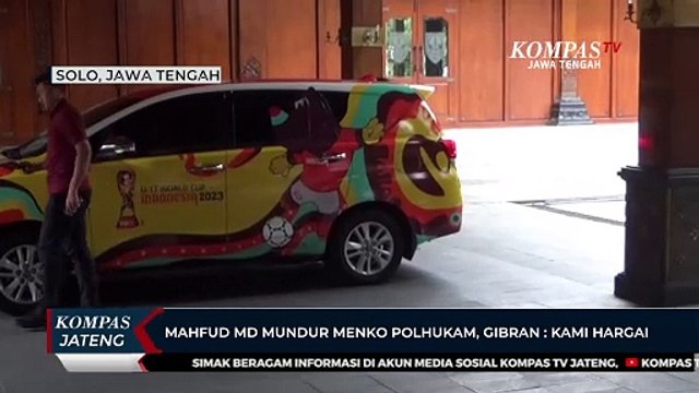 Mahfud MD Mundur Menko Polhukam, Gibran: Kami Hargai