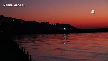 Tekirdağ'da hipnoz edici dün doğumu anları
