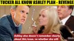 CBS Y&R Tucker discovers that Ashley has been unfaithful - secretly flirting and