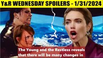 CBS Y&R Spoilers Wednesday 1_31_2024 - The Young And the Restless Big Shocker