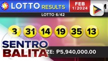 Halos P6-M na jackpot prize sa Lotto 6/42, napanalunan ng isa nating kababayan