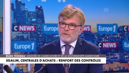 Marc Fesneau : «Au niveau européen on a besoin sur l'ensemble des productions de pouvoir donner de la transparence aux consommateurs. Il y une réglementation européenne qui est en attente sur l'étiquetage»