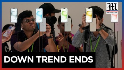 Apple sale pick up during holidays