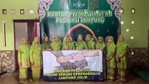 PW Muslimat NU Provinsi Lampung, Siap Menciptakan Situasi Aman Damai & Kondusif pada Pemilu 2024 di Provinsi Lampung
