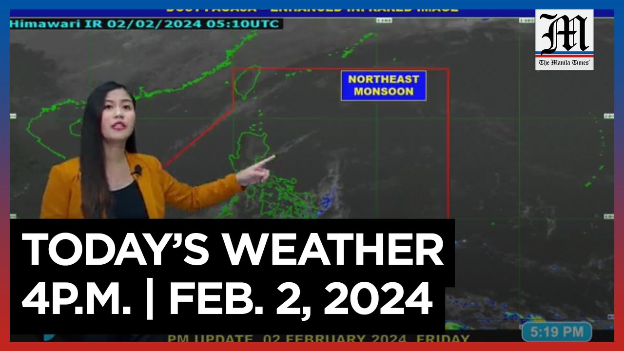 Today's Weather, 4 P.M. | Feb. 2, 2024