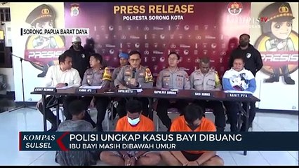 Polisi Ungkap Kasus Bayi Dibuang di distrik Sorong Barat