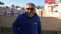 Anten düzeltmek için çatıya çıkan adam mahsur kaldı