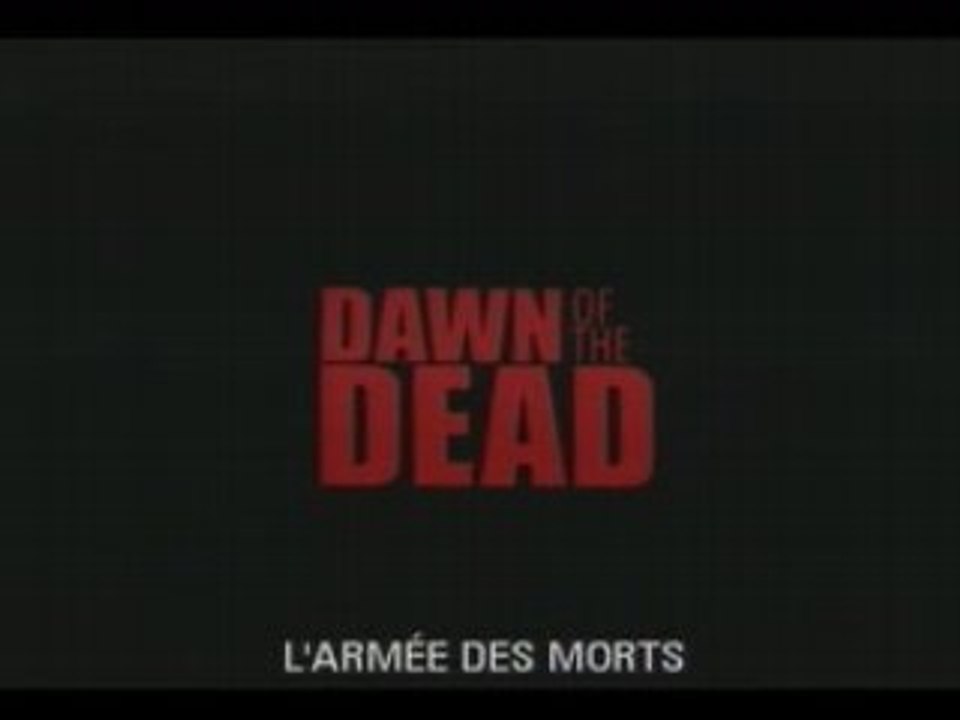 Bande Annonce l'armée des morts