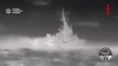 Ukraine releases video said to show attack on Russian warship near Crimea