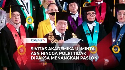 Sikap Sivitas Akademika UI: ASN, TNI-Polri Bebas dari Paksaan Menangkan Paslon Tertentu di Pilpres