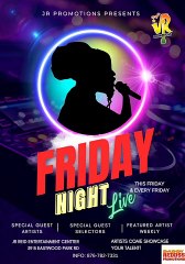 Don't miss Friday Night Live